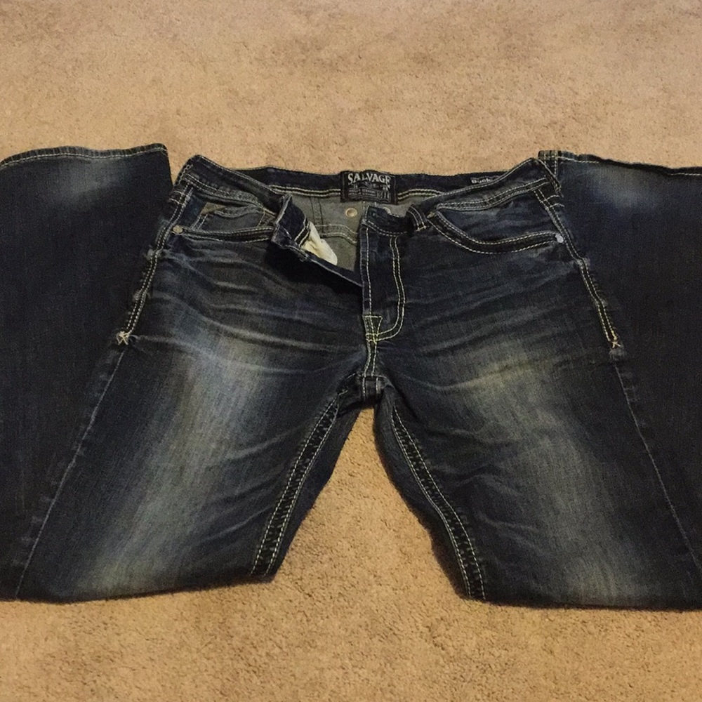Men’s Salvage Jeans - 34L - Buckle Brand